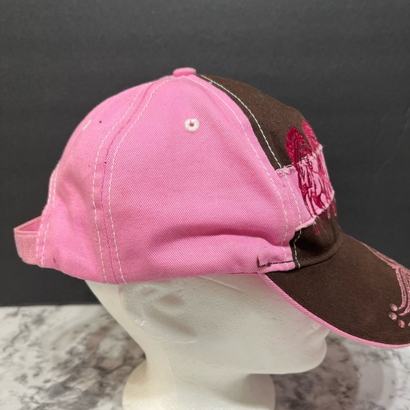 Saddle Brat Brown and Pink Cap - Picture 5 of 7